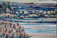 "Layton River Triptych" 90x30 $2850