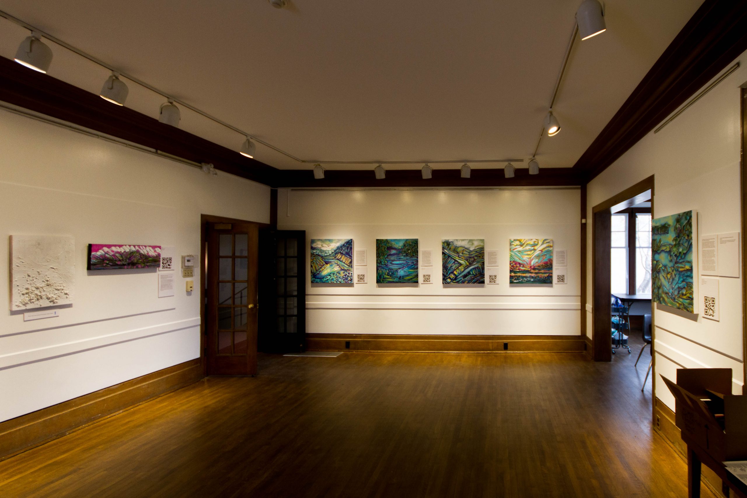 wide shot of living room