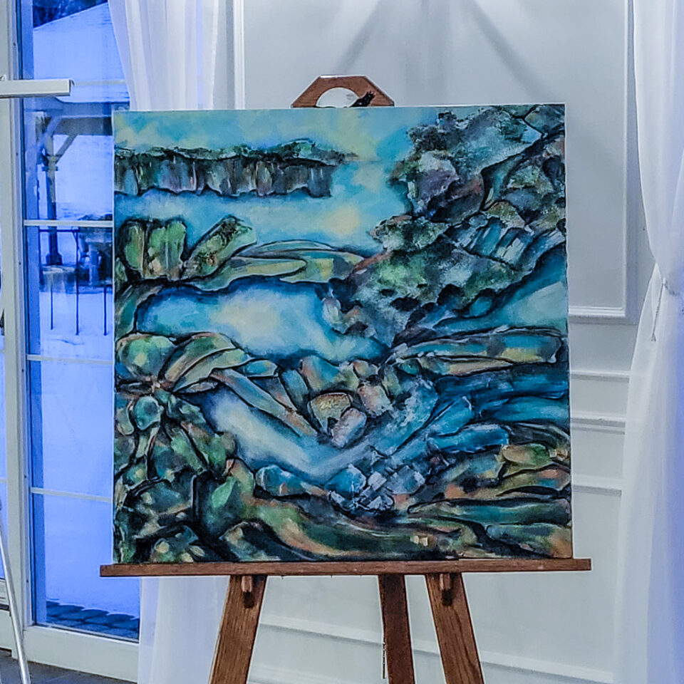 The painting that was auctioned off to support the Orillia Museum of Art and History